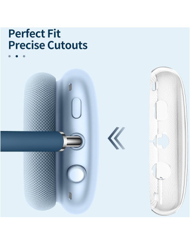 Funda Fintie Transparente para Auriculares AirPods Max TPU