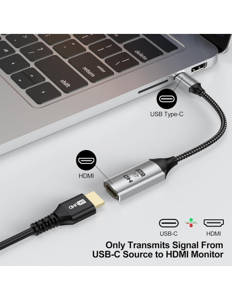 Adaptador USB-C a HDMI 4K XiAyriky - Paquete de 5 Unidades Adaptador USB-C a HDMI 4K XiAyriky - Paquete de 5 Unidades