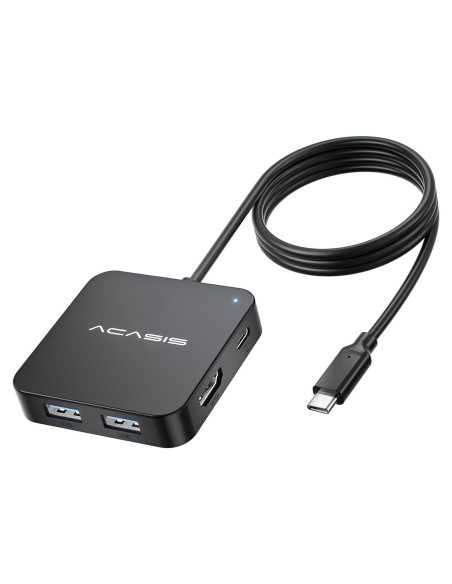 Hub USB C ACASIS 6 en 1 con HDMI 4K 60Hz y 100W Hub USB C ACASIS 6 en 1 con HDMI 4K 60Hz y 100W