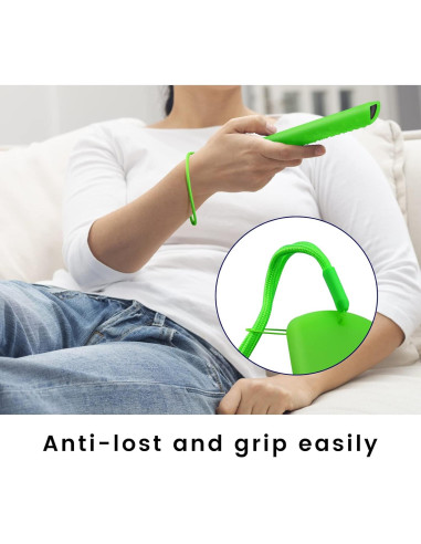 Funda de Control Remoto Verde Brillante Weishan para Lenovo/TCL FireTV Stick 3ra Generación