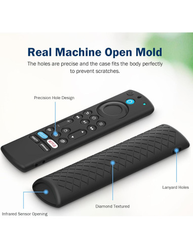 Funda de Silicona USTIYA para Control Remoto Fire TV 4K Max 2023