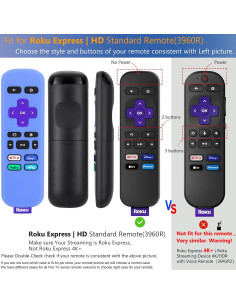 Funda Remota Pinowu Brillante Antideslizante para Roku 2