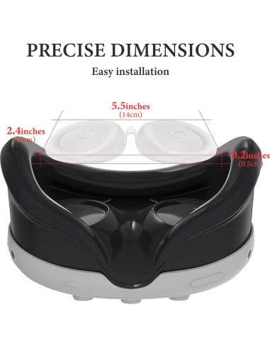 Cubierta Protectora de Lente VR Geekria para Meta Quest 3 - Silicona