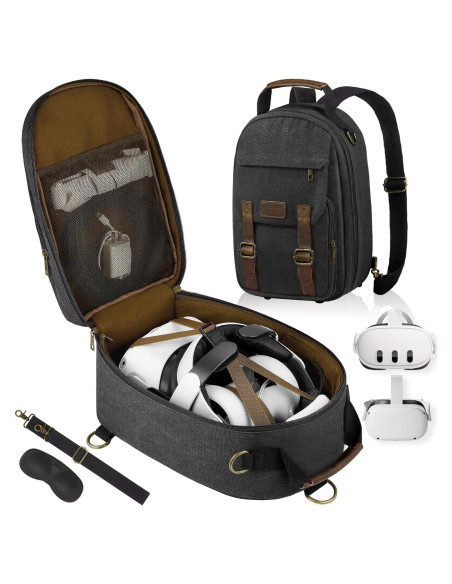Funda Dura SMRITI para Cascos VR y Accesorios - Negro Funda Dura SMRITI para Cascos VR y Accesorios - Negro