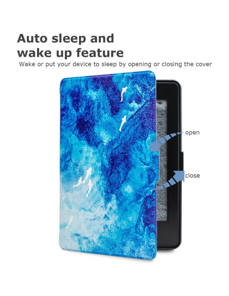 Funda Protectora WALNEW para Kindle Voyage 2014 - Cuero PU Delgado Funda Protectora WALNEW para Kindle Voyage 2014 - Cuero PU Delgado