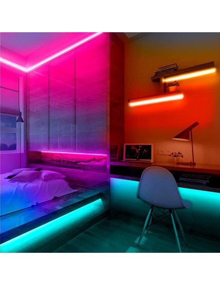 Tira LED Multicolor DAYBETTER 18.3 m con Control Remoto Tira LED Multicolor DAYBETTER 18.3 m con Control Remoto