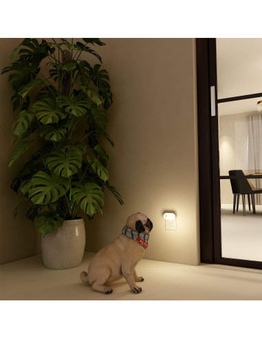 Luz Nocturna Enchufable Lyridz LED 120LM Regulable Paquete de 2
