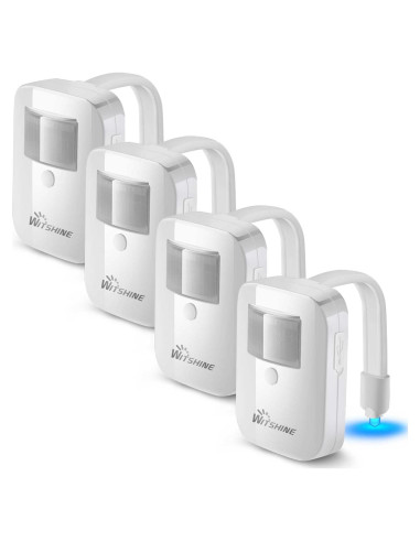 Luz de Inodoro Witshine con Sensor de Movimiento 4 Pack LED