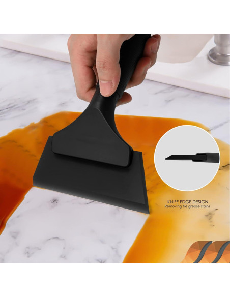 Raspador de Ventanas EHDIS 5" Goma y Mango Ergonómico Raspador de Ventanas EHDIS 5" Goma y Mango Ergonómico