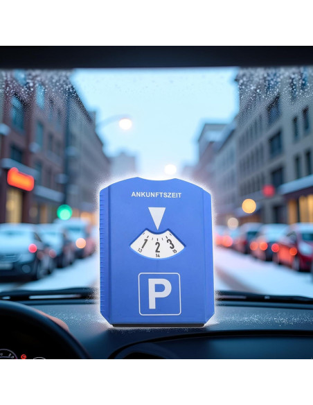 Temporizador de Estacionamiento Digital BWESOO con Raspador de Hielo Temporizador de Estacionamiento Digital BWESOO con Raspador de Hielo
