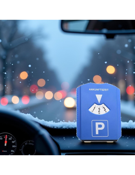 Temporizador de Estacionamiento Digital BWESOO con Raspador de Hielo Temporizador de Estacionamiento Digital BWESOO con Raspador de Hielo