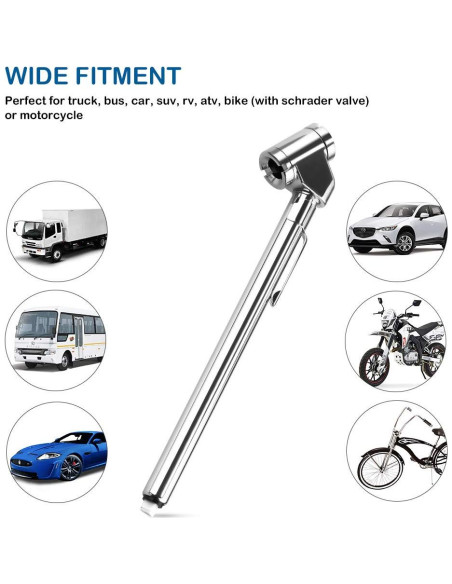 Medidor de Presión de Neumáticos CZC AUTO 10-120 PSI Doble Cabeza Medidor de Presión de Neumáticos CZC AUTO 10-120 PSI Doble Cabeza