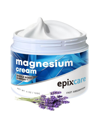 Crema de Magnesio EpixCare 230 g - Relajación Nocturna y Soporte Muscular