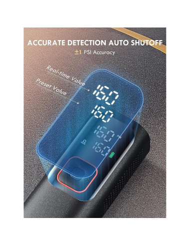 Compresor de Aire Portátil Skight NW01 160 PSI Batería 7500mAh