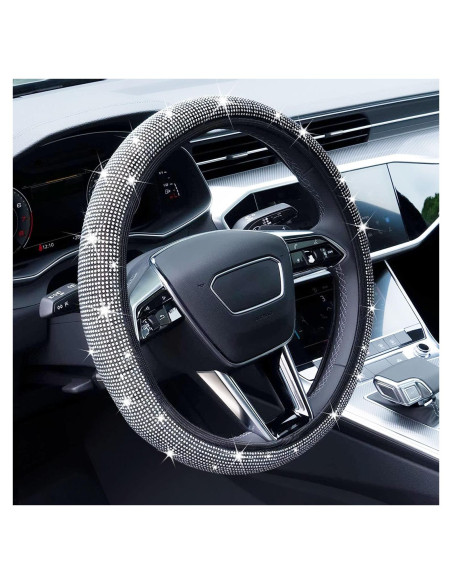 Cubierta de Volante Limsas Brillante con Rhinestones 36-38 cm Cubierta de Volante Limsas Brillante con Rhinestones 36-38 cm