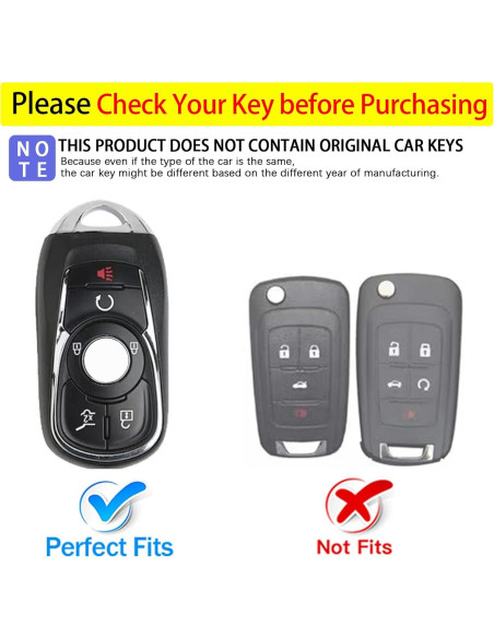 Funda de Llave TPU Syodiesn para Buick 2015-2023 6 Botones Rojo Funda de Llave TPU Syodiesn para Buick 2015-2023 6 Botones Rojo