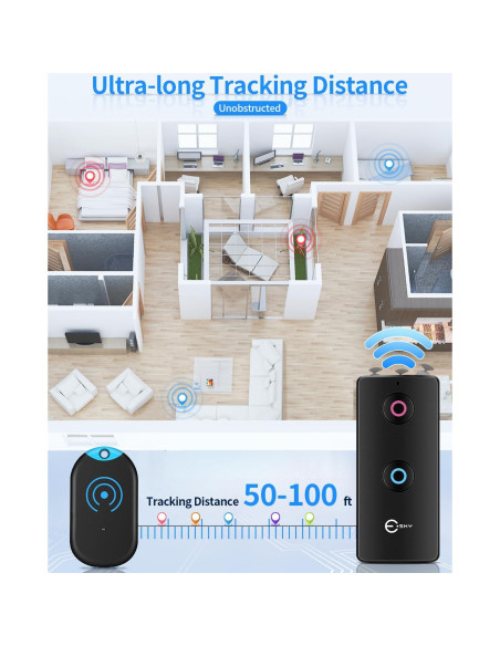 Localizador de Llaves Esky Ultra Delgado 2 Receptores 80dB Localizador de Llaves Esky Ultra Delgado 2 Receptores 80dB