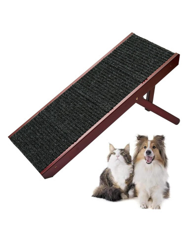 Rampa Plegable para Perros Endark Ajustable 24.5-48 cm Antideslizante