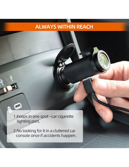 Herramienta de Emergencia 6 en 1 CINTHIA: Rompe Ventanas y Cargador USB Herramienta de Emergencia 6 en 1 CINTHIA: Rompe Ventanas y Cargador USB