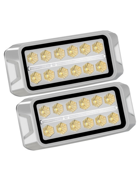 Luces Estroboscópicas Ámbar Agrieyes AG-W38 12W LED 5 Modos Luces Estroboscópicas Ámbar Agrieyes AG-W38 12W LED 5 Modos