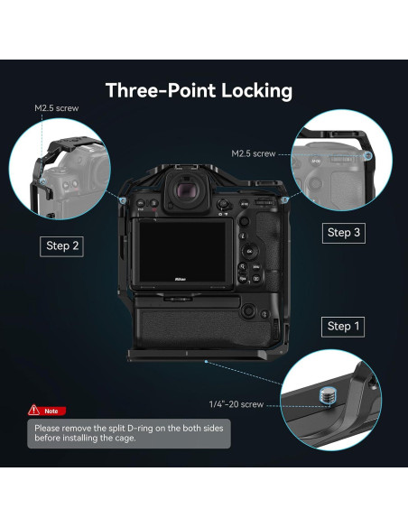 Jaula SmallRig para Nikon Z 8 con Grip MB-N12 - 3982 Jaula SmallRig para Nikon Z 8 con Grip MB-N12 - 3982