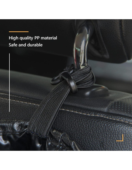 Basurero de Coche Plegable Ottdien Negro Impermeable 16x20cm Basurero de Coche Plegable Ottdien Negro Impermeable 16x20cm
