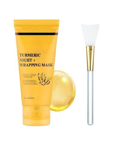 Mascarilla Nocturna de Colágeno y Cúrcuma ZTSGU 1 Paquete
