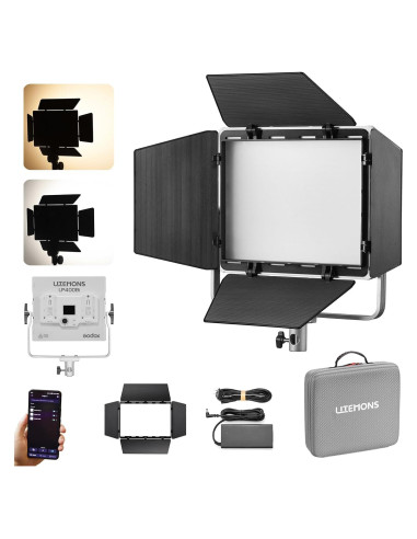 Godox LP400BI Luz LED Bi-Color 36W Regulable 2800K-6500K