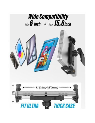 Soporte de Tableta para Reposacabezas Tesla Model 3/Y 2025
