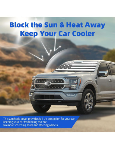 Protector Solar Parabrisas LITIVY para Ford F-150/F-250/F-350 76.2x157.5cm