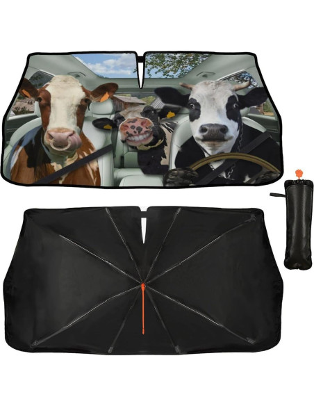 Sombrilla Parasol para Parabrisas Socira 144.78x76.2cm UV Sombrilla Parasol para Parabrisas Socira 144.78x76.2cm UV