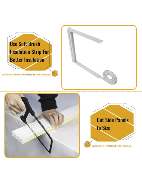 Kit de Panel Lateral Aislante LBG para Aire Acondicionado 43.18x25.4cm Kit de Panel Lateral Aislante LBG para Aire Acondicionado 43.18x25.4cm