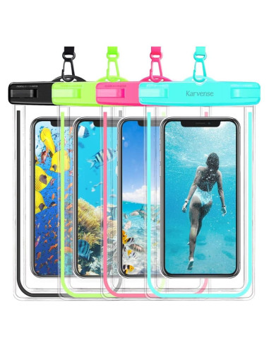 Funda Impermeable Karvense 4 Pzs para Teléfono 6.9"
