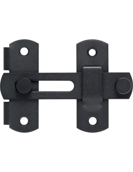 2 Pestillos de Puerta de Granja INIRET Acero Inoxidable Negro Mate 2 Pestillos de Puerta de Granja INIRET Acero Inoxidable Negro Mate