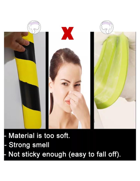 Protectores de Esquinas de Goma NBR Kyvoria 5M Amarillo/Negro Protectores de Esquinas de Goma NBR Kyvoria 5M Amarillo/Negro