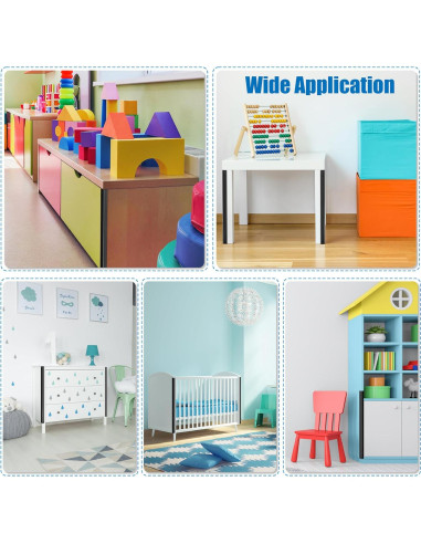 Protectores de Esquinas Autoadhesivos POPAKAN 4 Pack 60x4x0.3cm