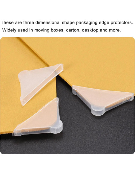Protectores de Esquinas de Plástico uxcell 50Pcs 6x50mm Blanco Protectores de Esquinas de Plástico uxcell 50Pcs 6x50mm Blanco