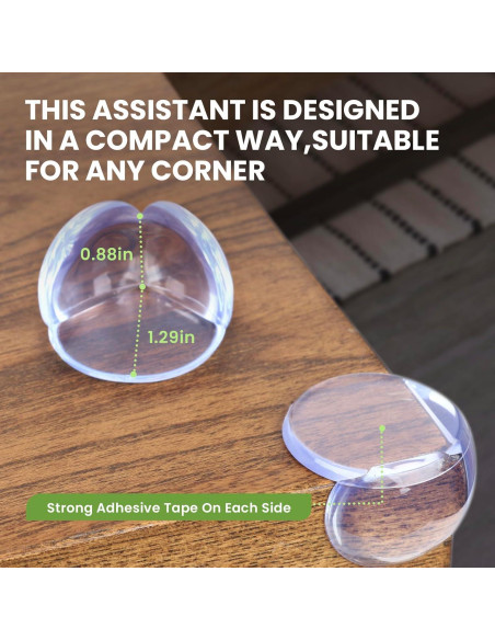 Protectores de Esquinas para Bebés Srnede 16 Piezas PVC Transparente Protectores de Esquinas para Bebés Srnede 16 Piezas PVC Transparente