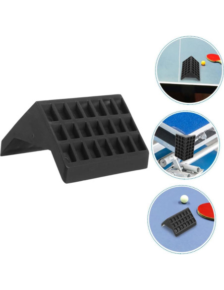 4 Protectores de Esquinas de Mesa de Tenis GOOHOCHY Negro 4 Protectores de Esquinas de Mesa de Tenis GOOHOCHY Negro