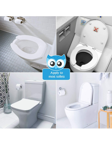 Asiento de Inodoro Portátil Maliton para Niños Plegable Gris