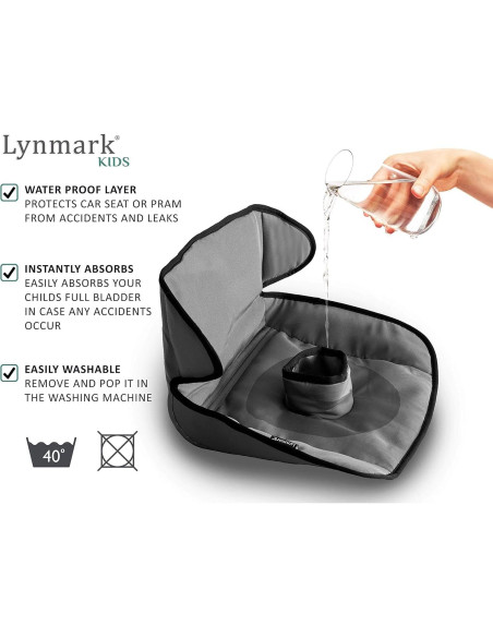 Protector de Asiento de Coche Lynmark Gris 2 Paquete 100% Impermeable Protector de Asiento de Coche Lynmark Gris 2 Paquete 100% Impermeable