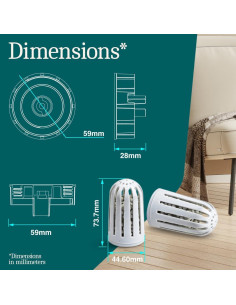 Filtros de Reemplazo Aennon para Humidificador Ultrasónico - 3 Piezas 2