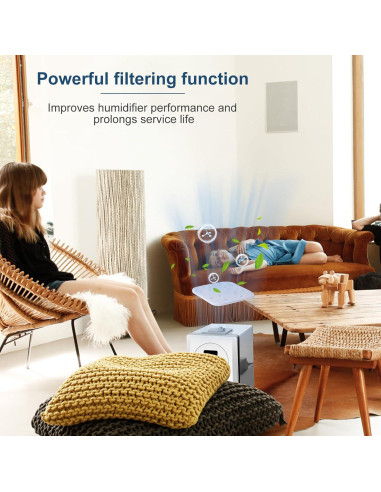 20 Filtros de Almohadilla para Humidificador PANDEELS LV600S