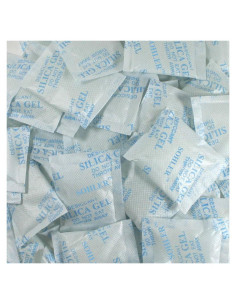 Paquete de 100 Gel de Sílice Deshidratante Sohler 5g - Absorbe Humedad