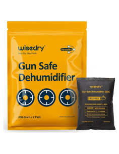 Deshumidificador Reutilizable Wisedry 200g x 2 Paquetes para Armas