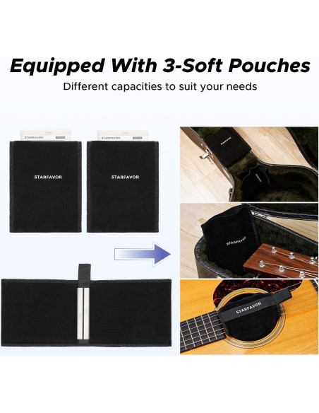 Kit de Mantenimiento Humidificador Starfavor 49% para Guitarras Kit de Mantenimiento Humidificador Starfavor 49% para Guitarras