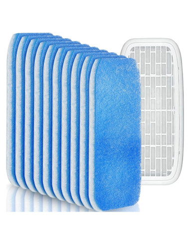 Paquete de 10 Filtros de Aire Ziliny para Aire Acondicionado RV 32.8x14 cm