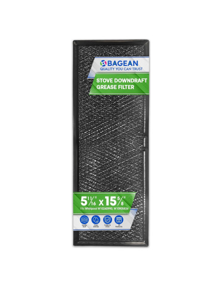 Filtro de Campana Downdraft Bagean 14.4x39.7cm para Whirlpool Filtro de Campana Downdraft Bagean 14.4x39.7cm para Whirlpool