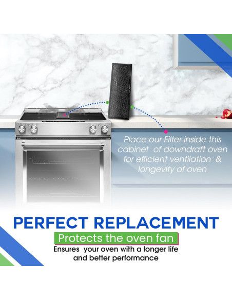 Filtro de Campana Downdraft Bagean 14.4x39.7cm para Whirlpool Filtro de Campana Downdraft Bagean 14.4x39.7cm para Whirlpool