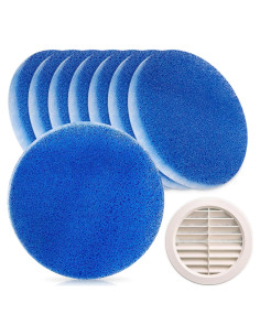 Filtros de AC Redondos Luxlead 5.25" MERV 6 Paquete de 8